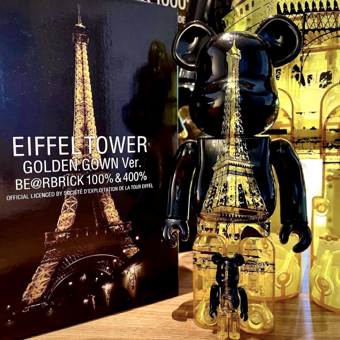 BE@RBRICK EIFFEL TOWER GOLDEN GOWN-